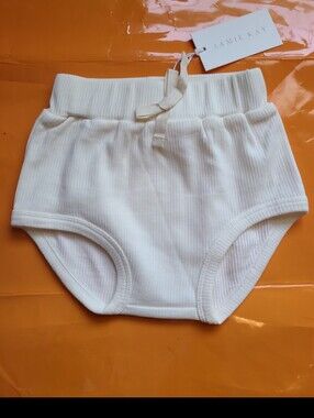 Nwt! Jamie Kay Hazel Bloomer Egret Size 1yr